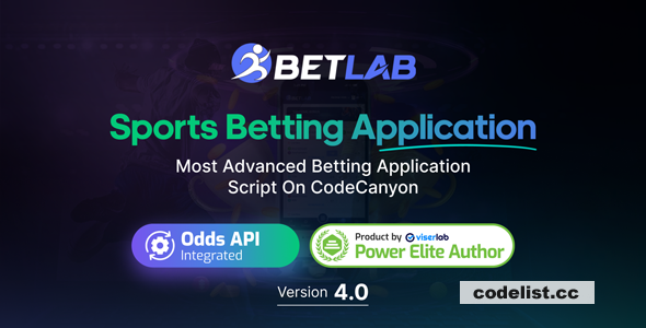 BetLab v4.0 - Sports Betting Platform - nulled
