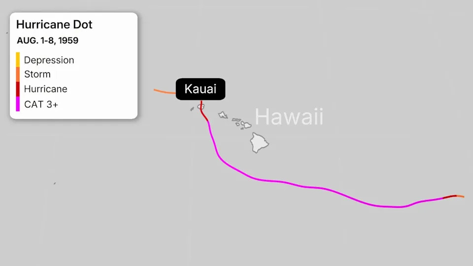 On This Date: Hurricane 'Dot's Hawaii