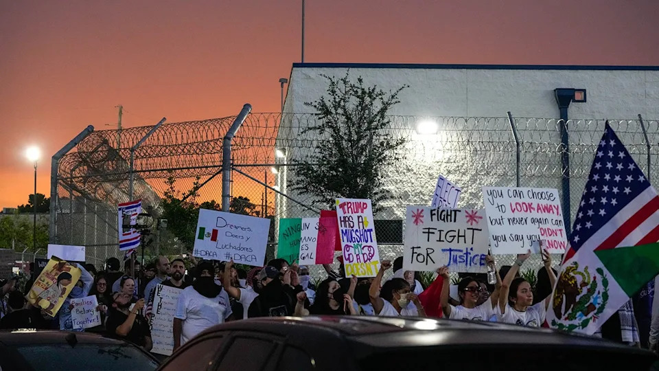 FIEL detention center protest in Houston