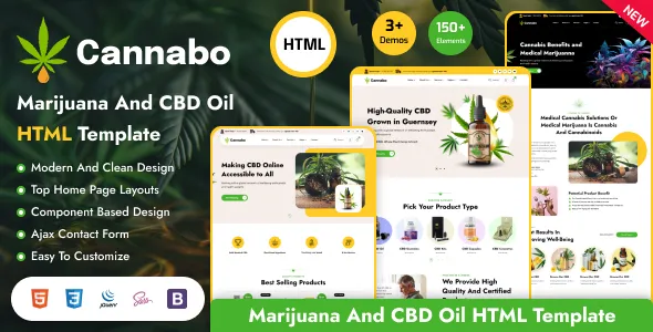Cannabo - Medical Cannabis & Marijuana HTML Template v1.0
