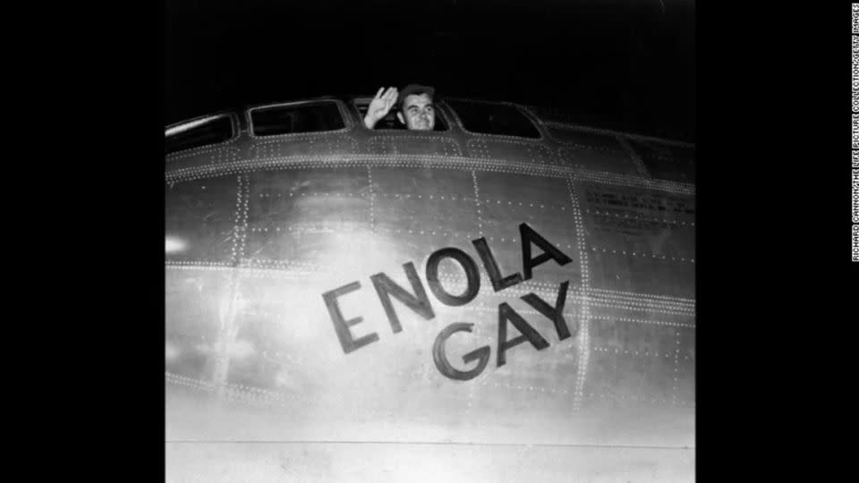 El entonces presidente Harry S. Truman autorizó el ataque a Hiroshima. El bombardero B-29 de EE.UU., el Enola Gay, lanzó la bomba nuclear, con nombre en código “Little Boy”, el 6 de agosto de 1945. - Getty Images