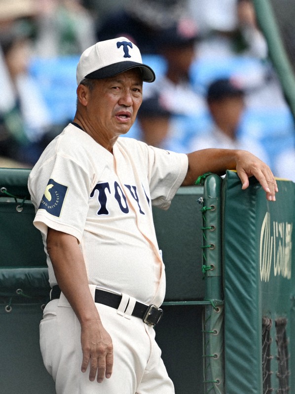 東洋大姫路・岡田監督「ちょっとホッとした」　夏の甲子園