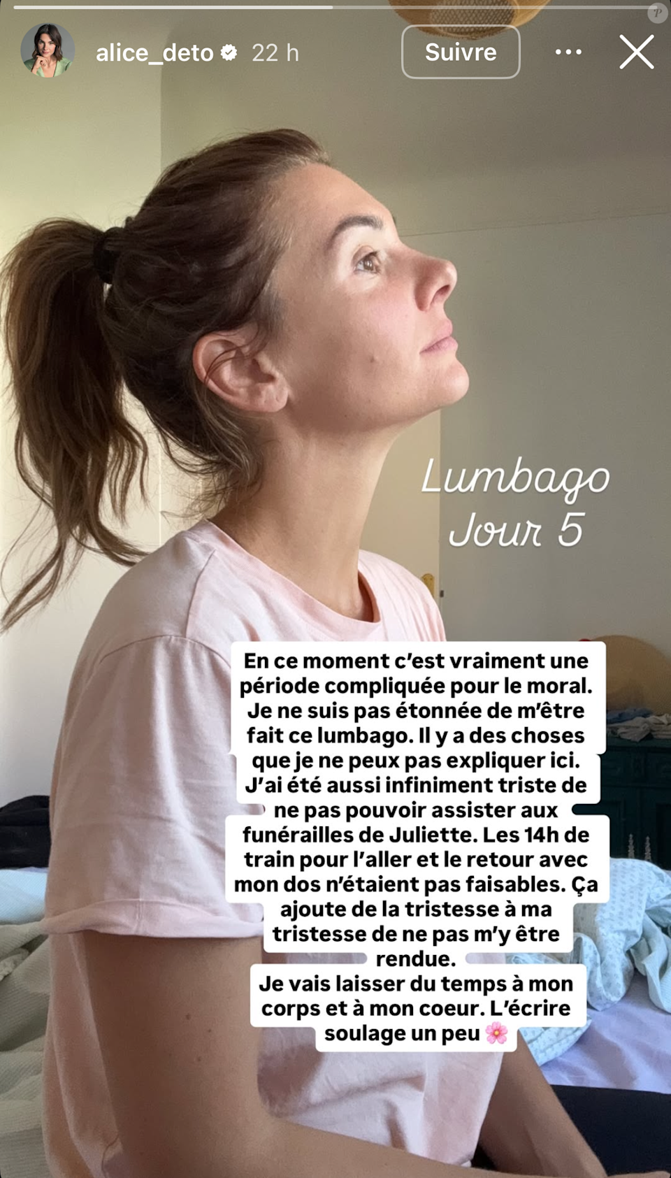 Camille Lacourt voit sa compagne Alice Detollenaere au plus mal : 
