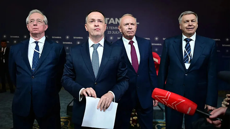 Russian delegation for peace talks in Ukraine.