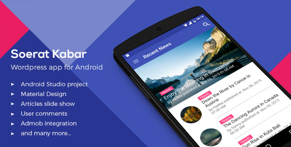 Soerat Kabar v2.0 - Wordpress App for Android Soerat Kabar v2.0 - Wordpress App for Android
