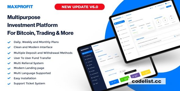 Max Profit v6.2 - Online Multipurpose Investment Platform - nulled