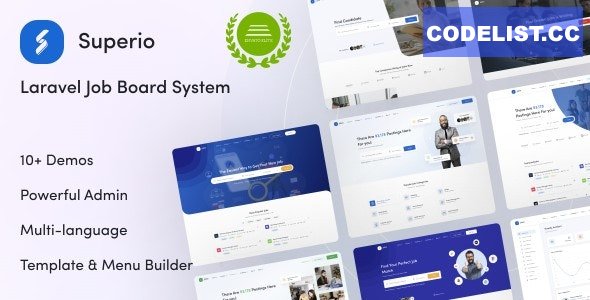 Superio v2.6.0 - Laravel Job Board System