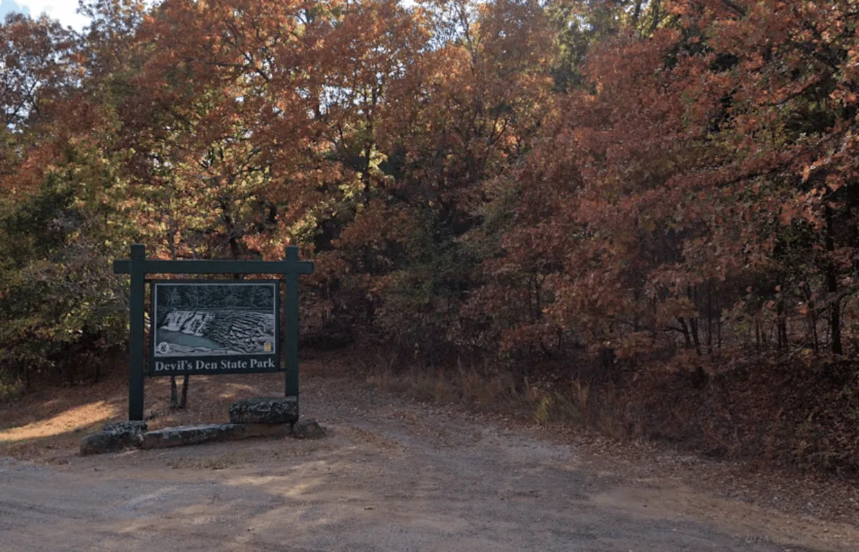 Image: Devil's Den State Park in Northwest Arkansas. (Google Maps)