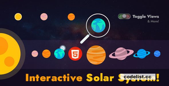 Interactive 3D Solar System v1.0