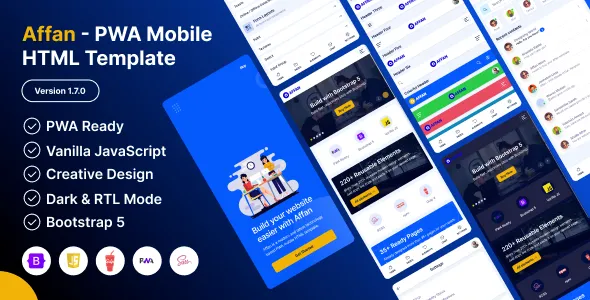 Affan - PWA Mobile HTML Template v1.7.0