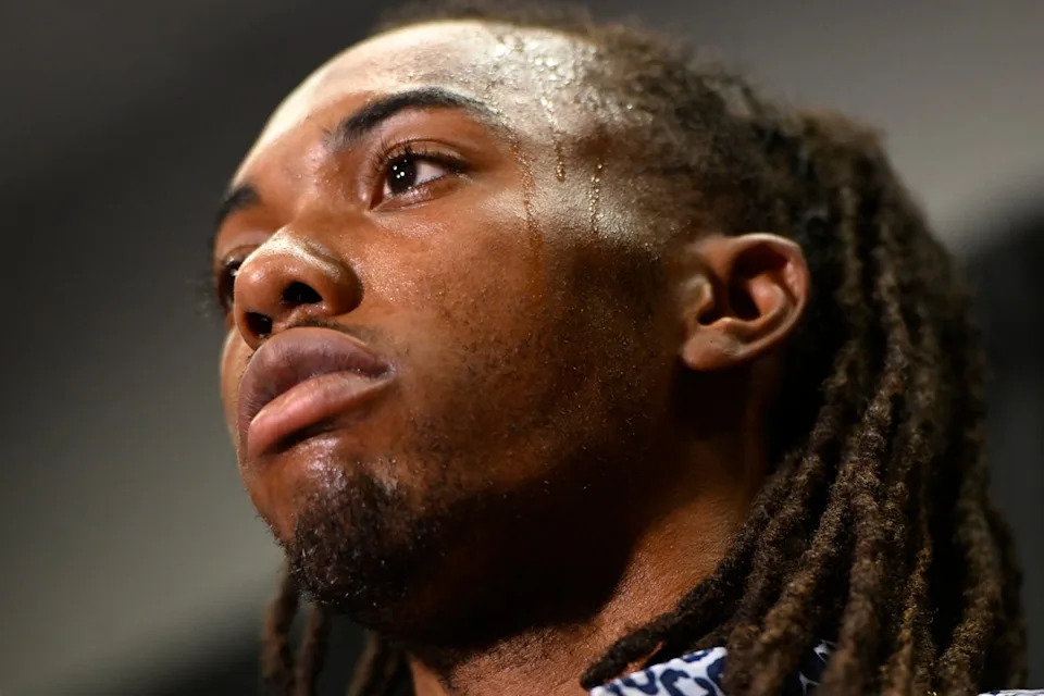William McNeil Jr. during a press conference in Chicago (AP)
