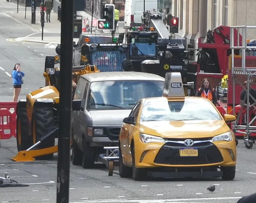 Filming for the latest Spider-Man movie took place in Glasgow, Scotland. UnBoxPHD / SplashNews.com