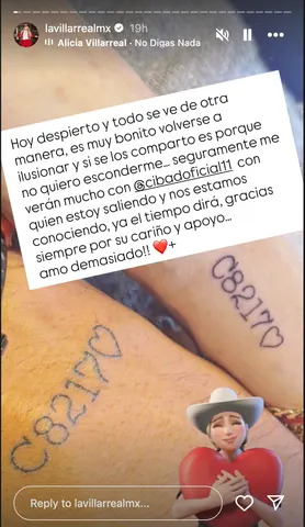 Alicia Villarreal/ Instagram Stories