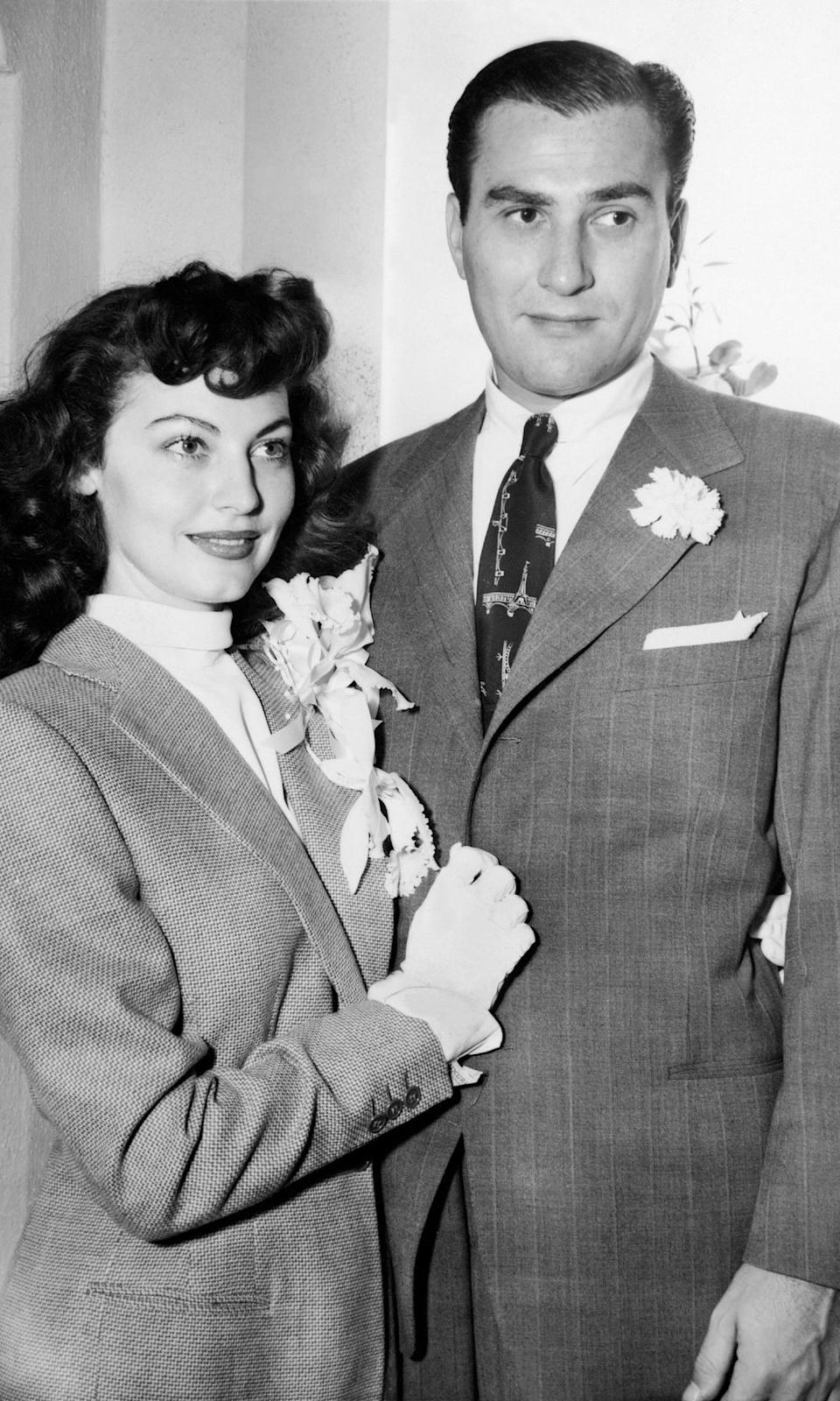 Boda de Ava Gardner y Artie Shaw
