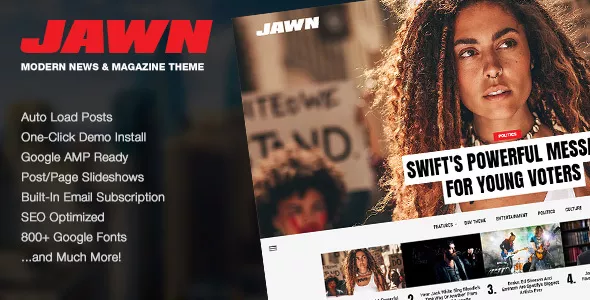 Jawn - Modern WordPress News & Magazine Theme v1.4.2