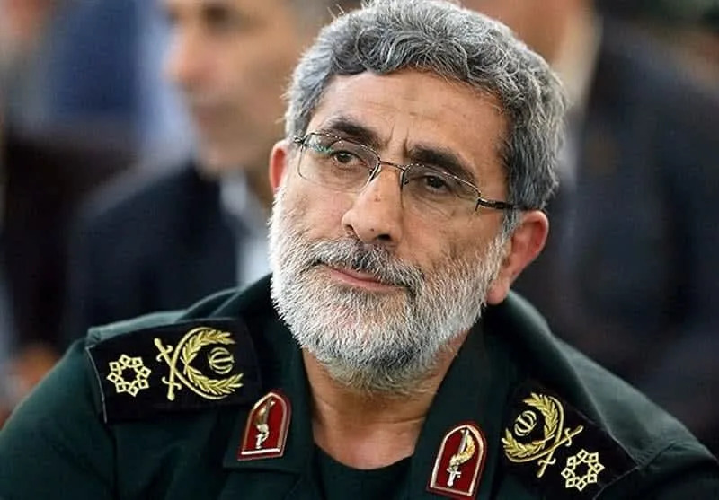 Brigadier General Esmail Ghaani, the newly appointed commander of the country