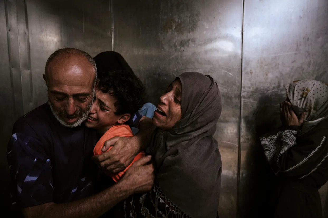 Dozens killed seeking aid in Gaza as Israel considers further military action