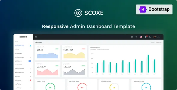 Scoxe - Admin & Dashboard Template v2.0