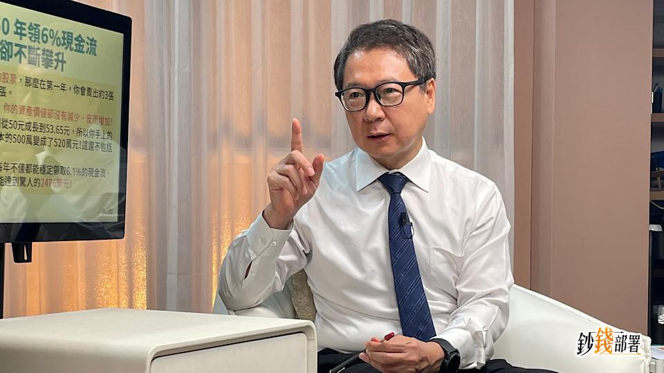 投500萬買0050創造6%現金流卻失千萬報酬？阮慕驊授1招兩全其美