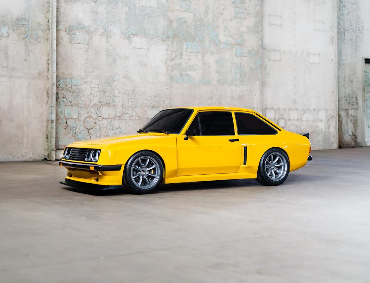 Meet the Carbon Fiber-Bodied, 1800-LB Ford Escort You Never Knew You Needed