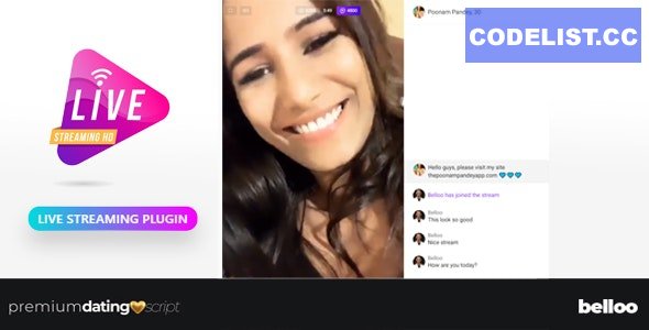 Live Streaming Plugin - Belloo Dating Software