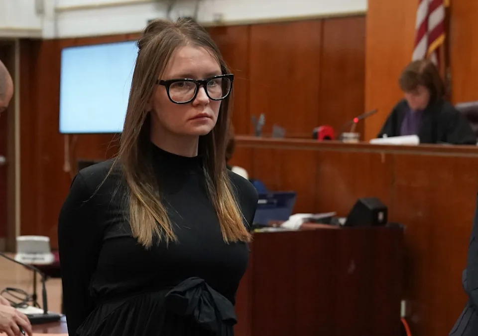 Fake German heiress Anna Sorokin after being sentenced in Manhattan Supreme Court May 9, 2019 following her conviction (AFP via Getty Images)