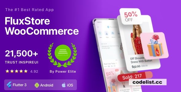 Fluxstore WooCommerce v3.7.0 - Flutter E-commerce Full App