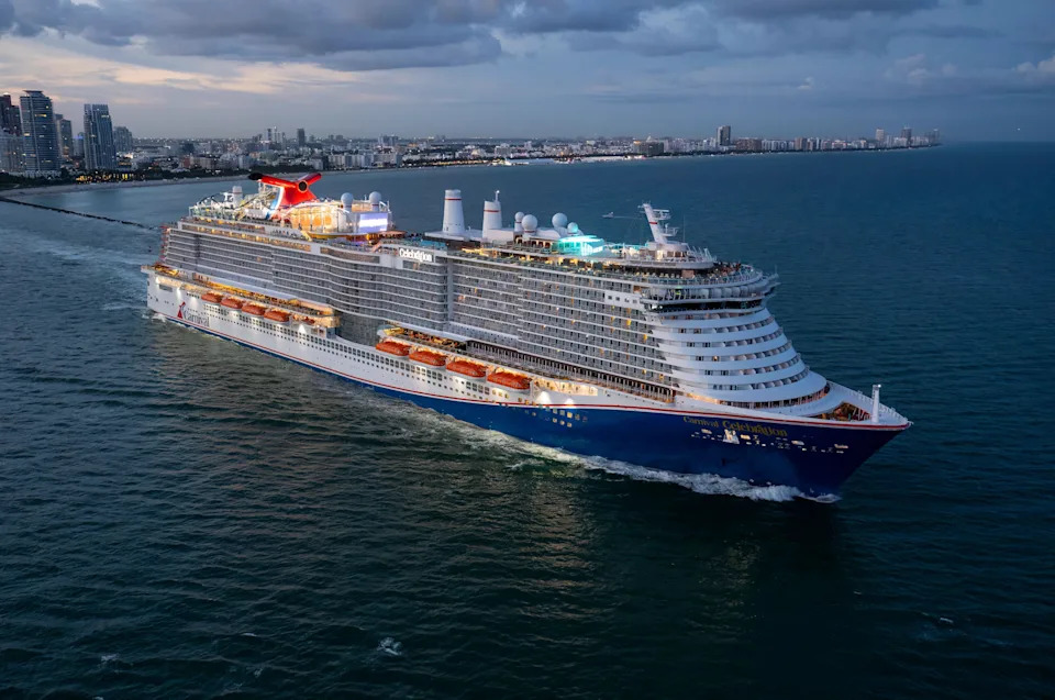 The Carnival Celebration cruise ship.
