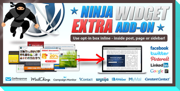 Ninja Widget Extra Add-on v1.3 Ninja Widget Extra Add-on v1.3