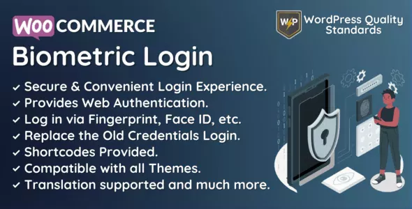 WooCommerce Biometric Login - Fingerprint, Web Authentication (WebAuthn) v1.0.3