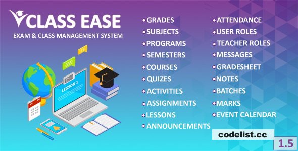 Class Ease v1.5 - Exam and Class Management System