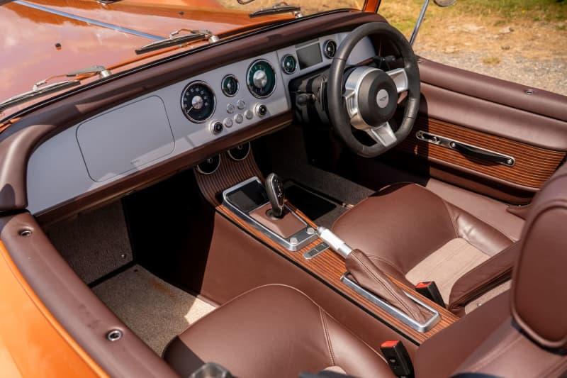 The Morgan Supersport has the design of a classic car with state-of-the-art technology. Craig Pusey/dpa-tmn