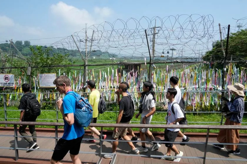 South Korea dismantles its propaganda loudspeakers on the border with North Korea