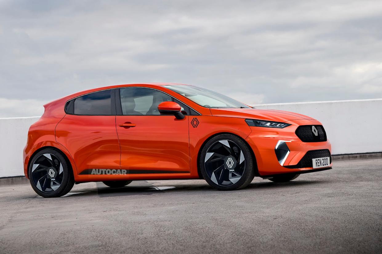 renault clio render 2025 orange