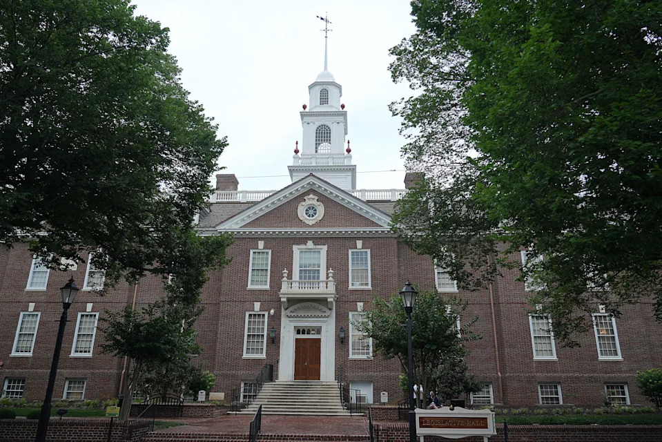Legislative Hall in Dover as seen on June 30, 2025.