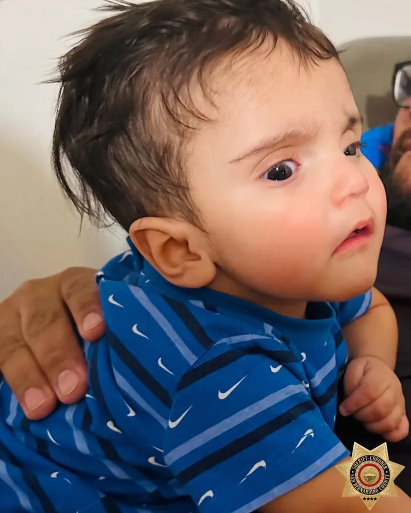 Seven-month-old Emmanuel Haro, who was reported missing in Yucaipa, California