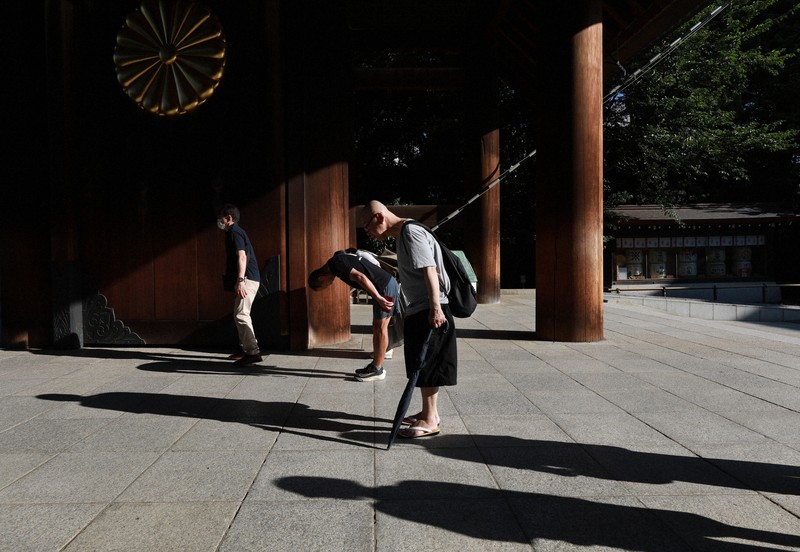 8.15ルポ　靖国神社、「厳粛」と「喧噪」の一日