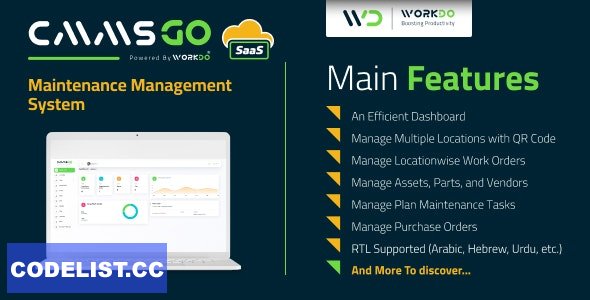 CMMSGo SaaS v1.0 - Maintenance Management System