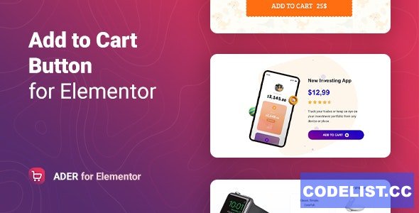 Ader v1.0.1 - Add to Cart Button for WooCommerce