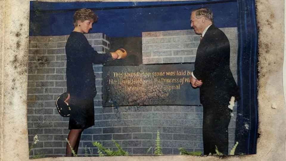 Time capsule sealed by Princess Diana unearthed at London hospital