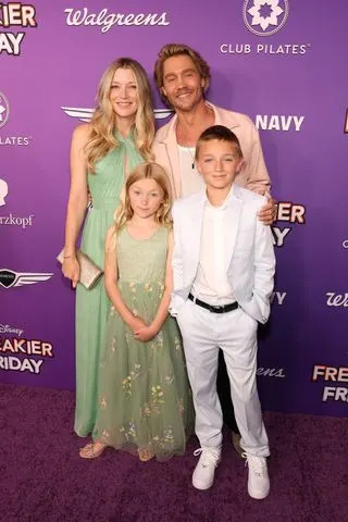 Jesse Grant/Getty Sarah Roemer, Chad Michael Murray and their son and oldest daughter