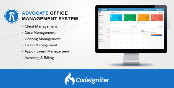 Advocate Office Management System v2.0 - nulled
