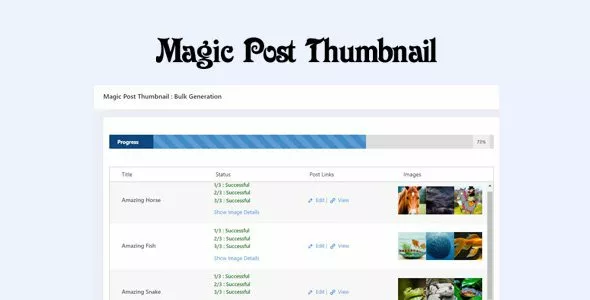 Magic Post Thumbnail Pro - Automatic Thumbnails for WordPress Pages v4.0.6