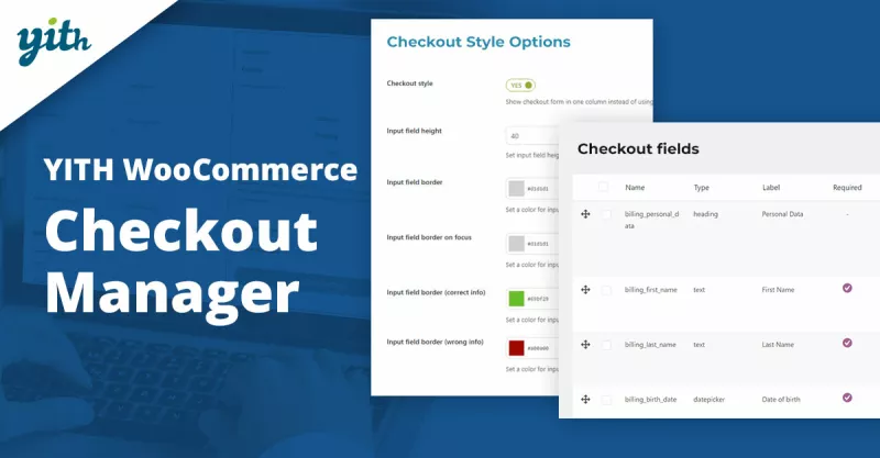 YITH WooCommerce Checkout Manager Premium v1.29.0