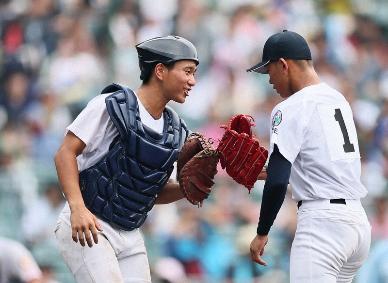 不安にならぬよう…聖隷クリストファーバッテリーの信頼関係　甲子園
