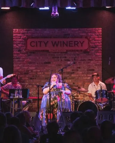 Garret Rizan Chrissy Metz at City Winery in 2022