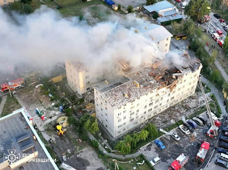 Five killed in Russian drone attack on Ukraine apartment block