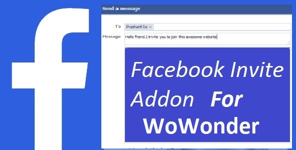 Facebook Invite Addon For WoWonder Facebook Invite Addon For WoWonder