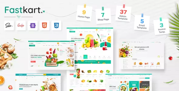 Fastkart - Multipurpose eCommerce + Admin HTML Template v4.0