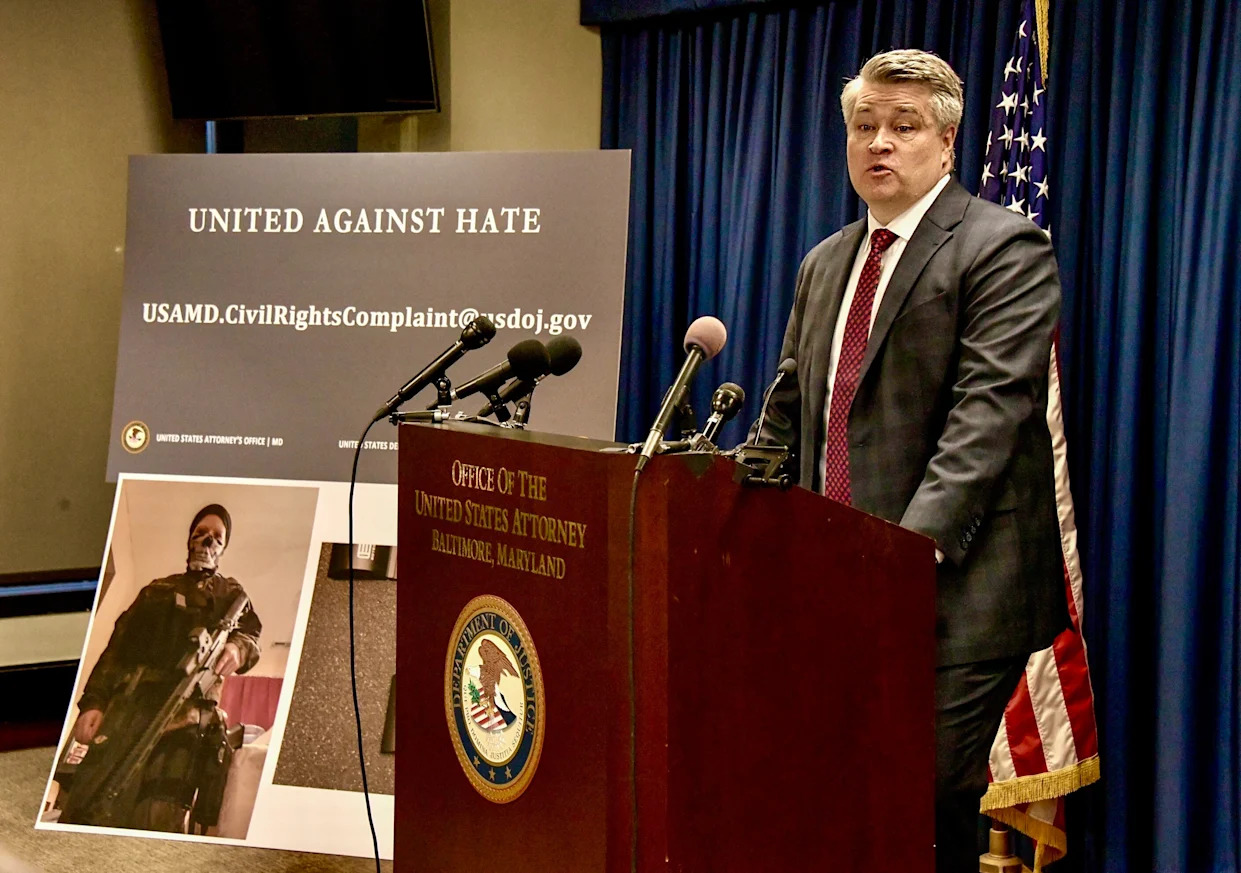 Neo-Nazi group leader sentenced to 20 years in prison for planned Maryland power grid attack